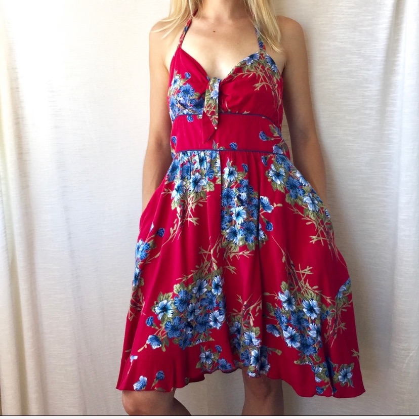 Bar 111 Macys Brand Floral Tropical Print Dress